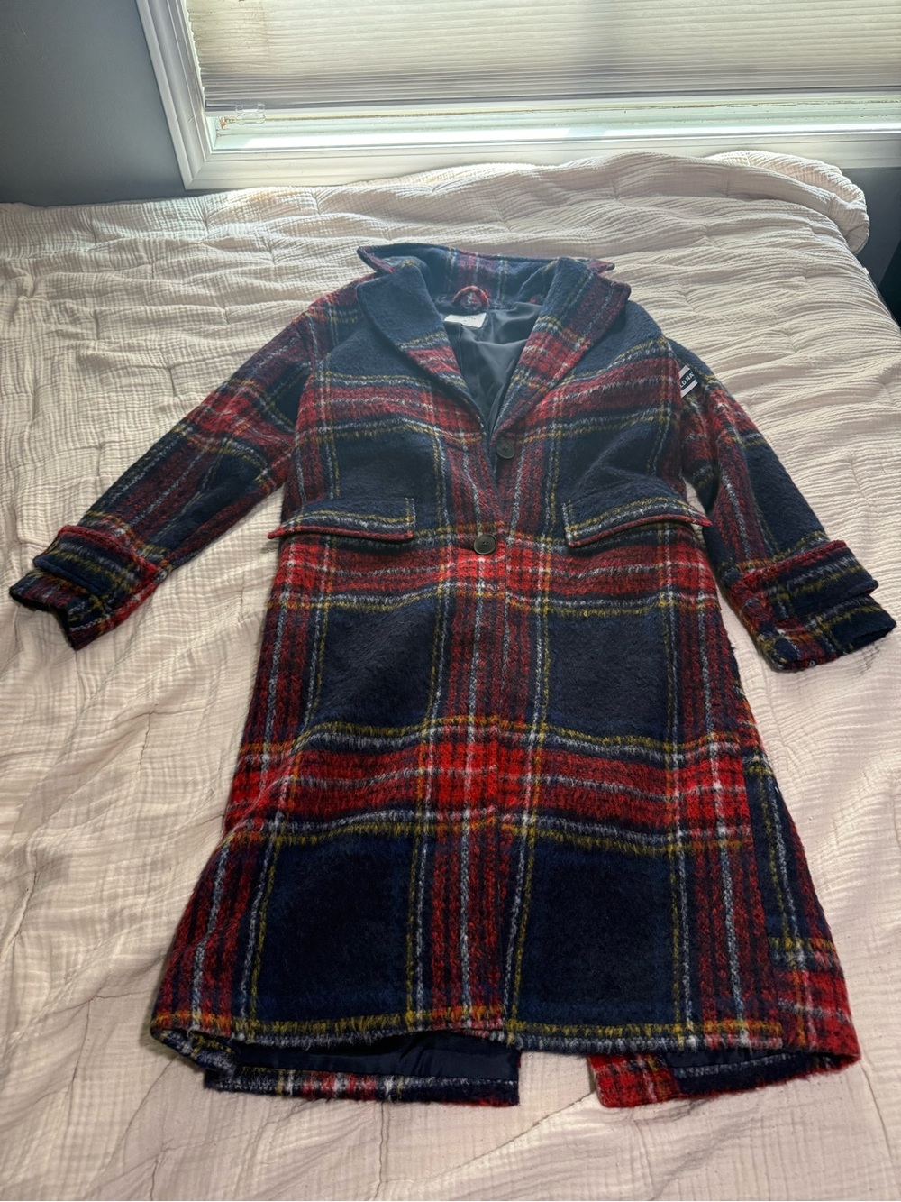 Old Navy Plaid Coat